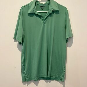 Izod polo shirt men’s L green